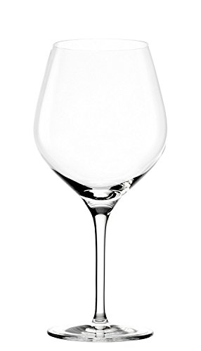 Copas para vino tinto Exquisit tipo Borgoña de Stölzle Lausitz, de 650 ml, juego de 6, aptas para lavavajillas: Copas para vino tinto, fabricadas en cristal resistente a roturas, elegantes y finas.