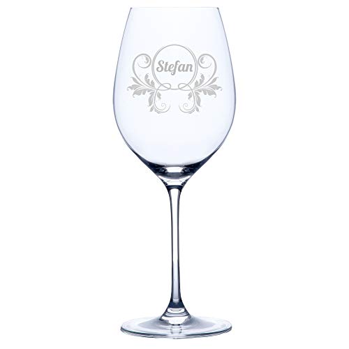 Personello® Copa de vino tinto con grabado, copa de vino con nombre o texto grabado (personalizable)