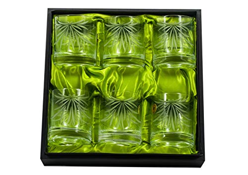 Juego Whisky 6 vasos tallados a mano en Cristal de Bohemia Zwiessel