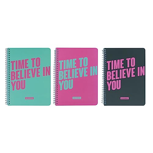 Mr. Wonderful - Set of 3 A5 notebooks - Time to believe in you