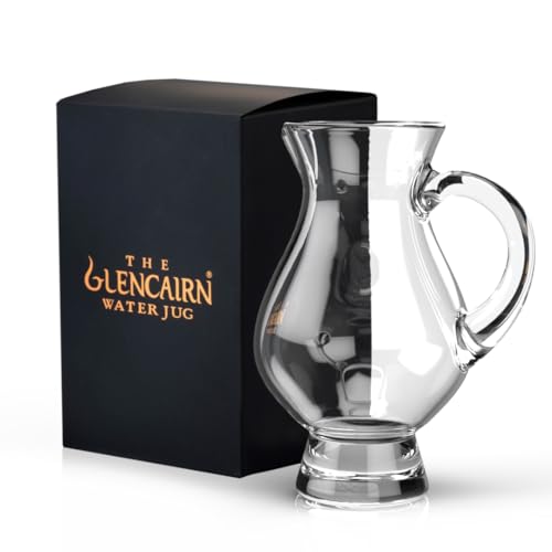 Glencairn - Jarra de agua de cristal para whisky en caja de regalo