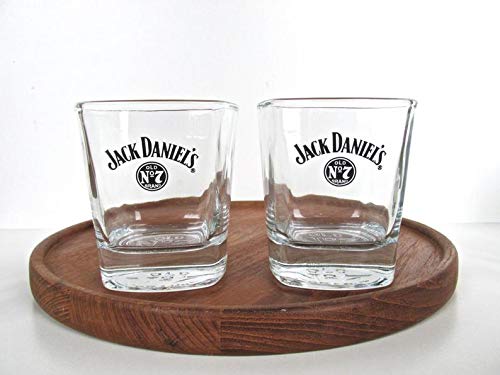 Jack Daniels Old No. Juego de 2 vasos de whisky con licencia oficial, 330 ml, set de regalo perfecto para whisky