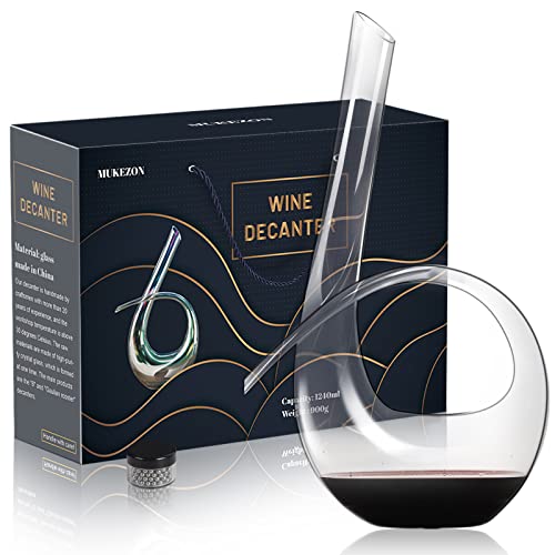 Decantador de vino tinto 6 formas 1260ml Perlas de limpieza de acero inoxidable gratis