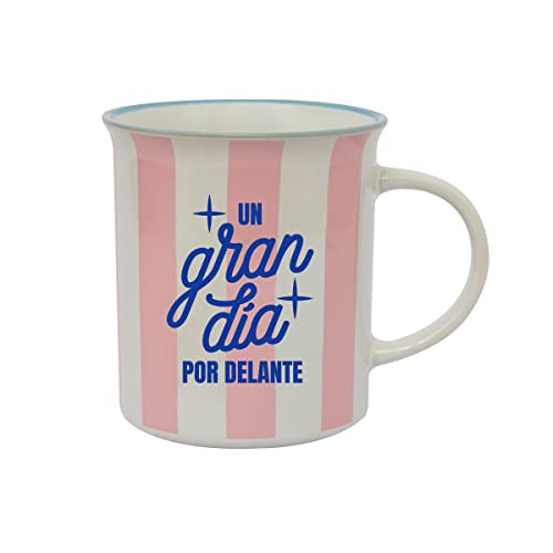 Mr. Wonderful Taza rosa - Un gran día por delante