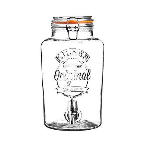 KILNER - Dispensador de bebida, 5 Litre, 5 Litre, 1