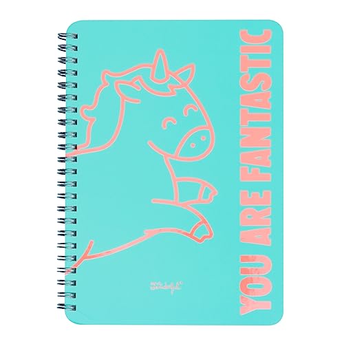 Mr. Wonderful Libreta a5 unicornio mint you are fantastic