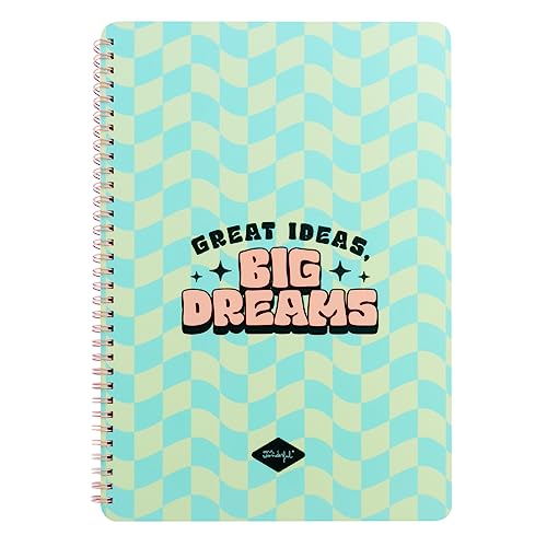 Mr. Wonderful - A4 notebook - Great ideas, big dreams