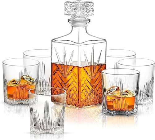 Bormioli Rocco Juego Whisky 7 Piezas Selecta, 26X10X24.5 cm